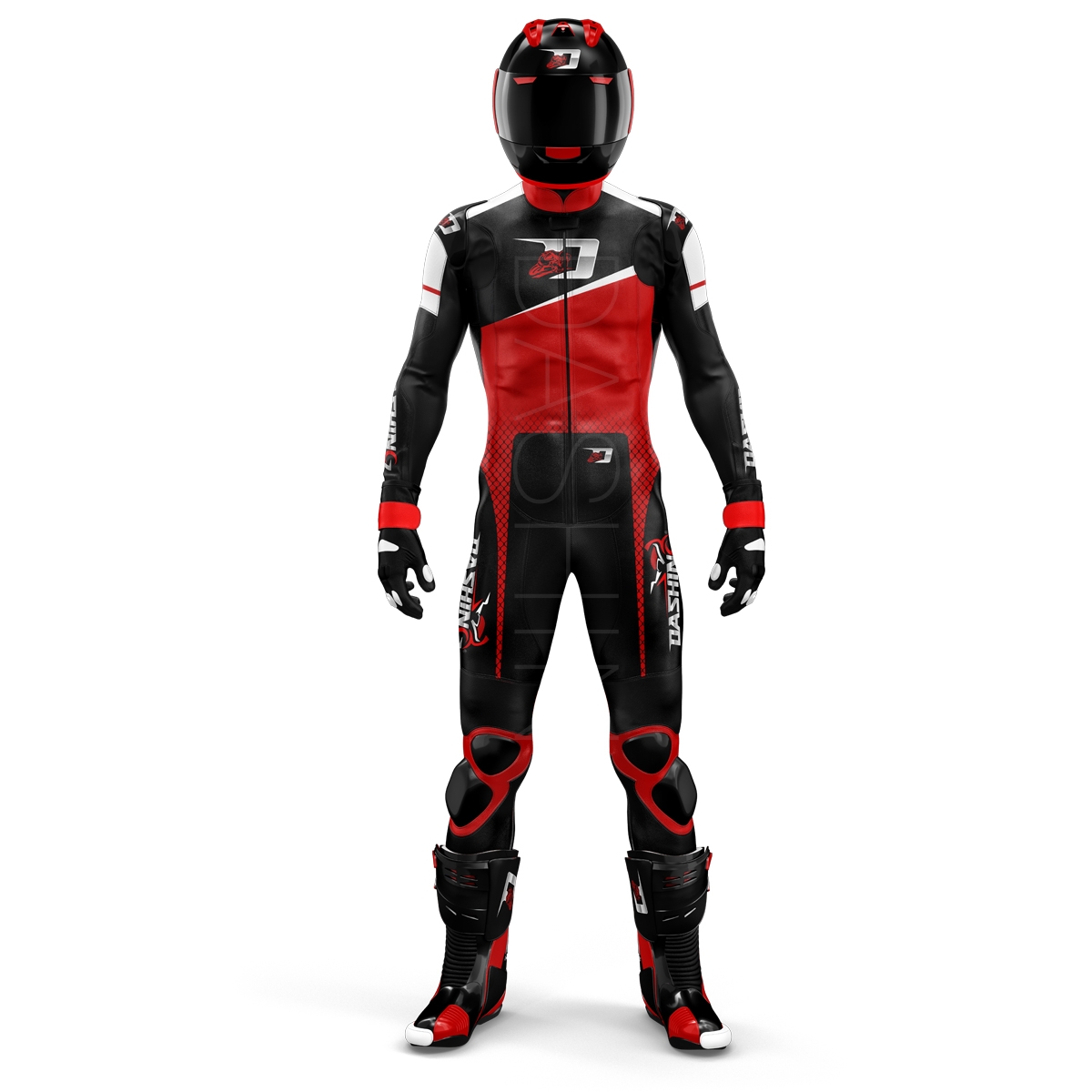 Dashing One Piece Motorbike Leather Suit